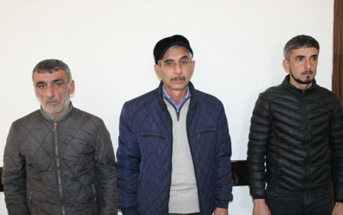 Balakən sakinlərindən dörd tüfəng və narkotik götürüldü - FOTO/VİDEO
