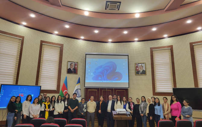 Missuri Universitetinin professoru BDU-da genom redaktəsinə dair təlim keçib