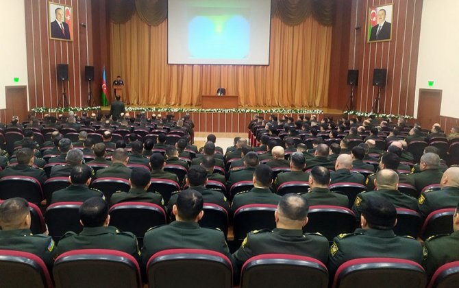 Azərbaycan Ordusunun kadr işləri üzrə heyətinin təlim-metodiki toplanışı keçirilir