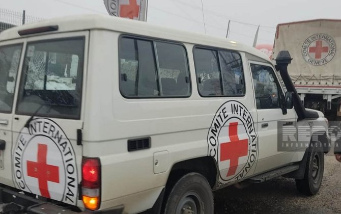 Xankəndi-Laçın yolunda BQXK-yə məxsus avtomobillərin növbəti dəfə hərəkətinə şərait yaradılıb