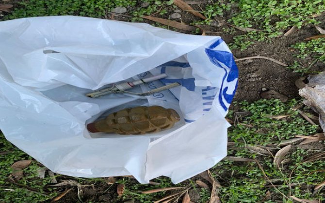 Keşlədə qumbara tapıldı - FOTO/VİDEO