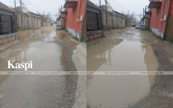 Suraxanıda adsız küçələrdə yaşanan problemlər - FOTO