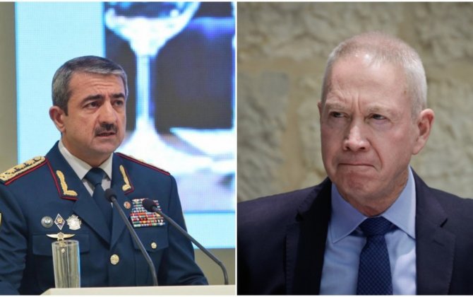 Elçin Quliyev də İsrailin müdafiə naziri ilə telefonla danışdı