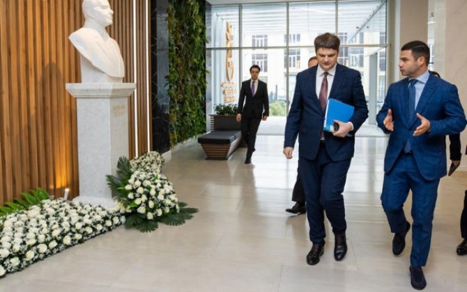 Moldovanın baş nazirinin müavini “Bakı KOB evi”nin fəaliyyəti ilə tanış olub - FOTO