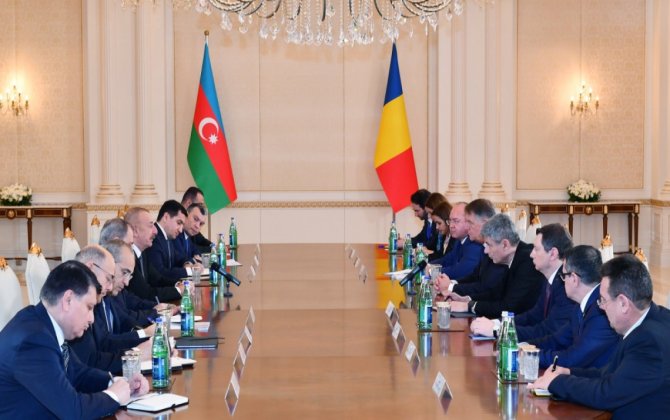 Azərbaycan və Rumıniya prezidentlərinin geniş tərkibdə görüşü olub - YENİLƏNİB