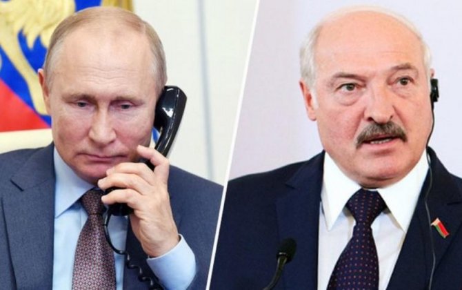 Lukaşenko və Putin arasında telefon danışığı baş tutub