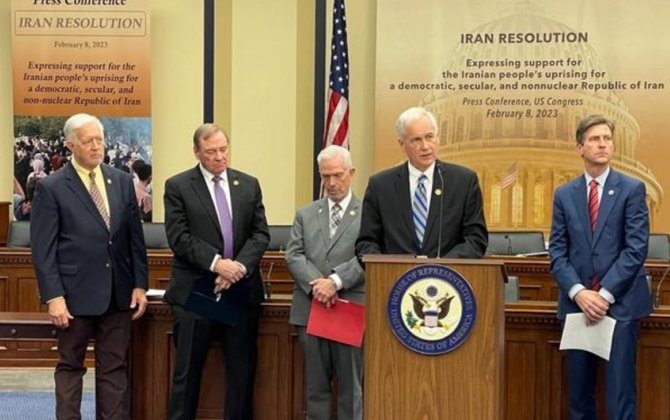 ABŞ-ın 160 konqresmeni İran xalqının demokratik istəklərini dəstəkləyən qətnamə layihəsi təqdim edib