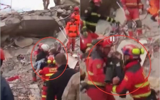 106 saatdan sonra xilas edilən balaca bacı-qardaş hər kəsi kövrəltdi - VİDEO