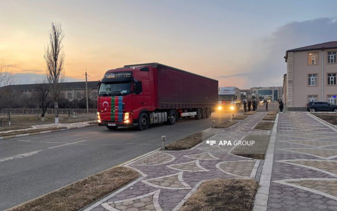 Naxçıvandan daha 11 TIR Türkiyəyə yola salınıb - FOTO