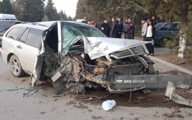 Ucarda zəncirvari yol-nəqliyyat hadisəsi baş verib - FOTO