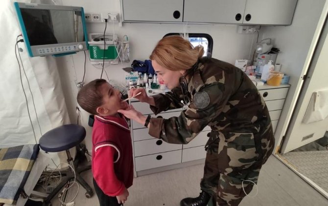 FHN-in Türkiyədəki mobil səhra hospitallarında 930 nəfərə tibbi xidmət göstərilib - FOTO/VİDEO