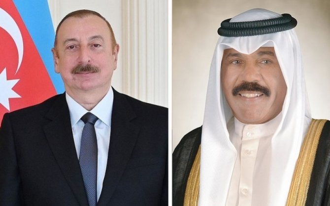 İlham Əliyev Küveyt Əmirini təbrik etdi