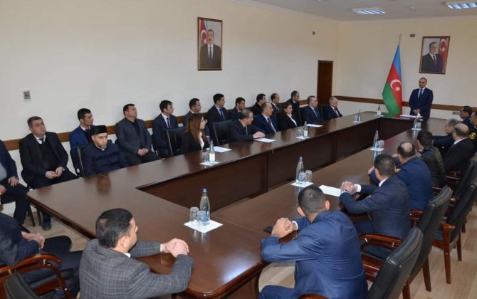 Kürdəmirdə Xocalı faciəsinin qurbanları yad edilib
