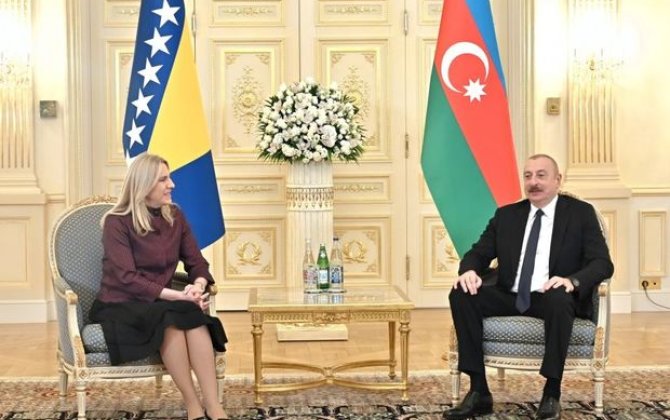 İlham Əliyev Bosniya və Herseqovinanın Rəyasət Heyətinin Sədri ilə görüşüb -xa0YENİLƏNİB + FOTO