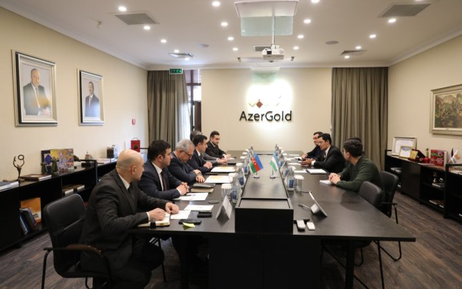 Özbəkistanın nümayəndə heyəti “AzerGold”un qonağı olub