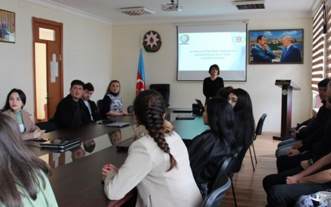 BDU tələbələri Coğrafiya İnstitutunda istehsalat təcrübəsində - FOTO
