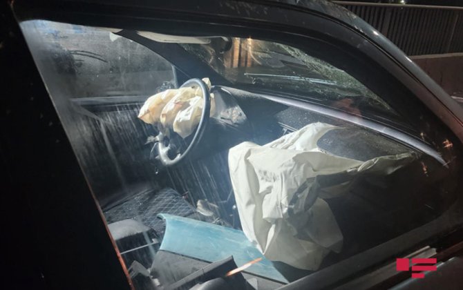 FHN: Naxçıvanda baş verən qəzada 1 nəfər avtomobildə sıxılmış vəziyyətdə qalıb