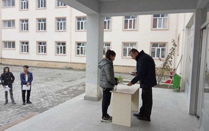 Ağalıda ilk dəfə buraxılış imtahanı keçirildi