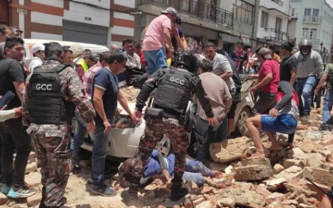 Ekvadordakı zəlzələdə ölənlərin sayı artdı