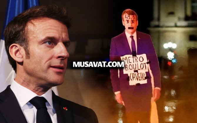 SON DƏQİQƏ! Makron canını zorla qurtardı - Fransa XAOSA sürüklənir