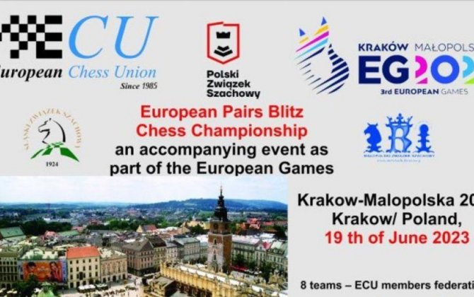 Azərbaycanın şahmat komandası III Avropa Oyunlarında mübarizə aparacaq