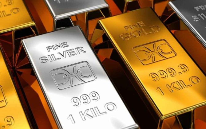 Əmtəə bazarlarında qızıl və gümüşün qiyməti bahalaşıb