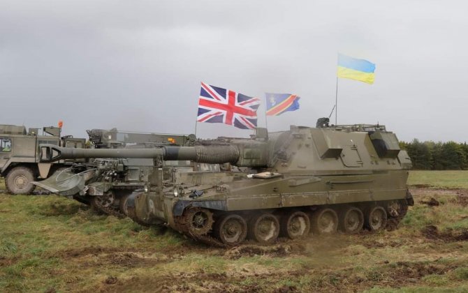 Ukrayna artilleriyaçılarının Britaniyadakı təlimləri başa çatdı