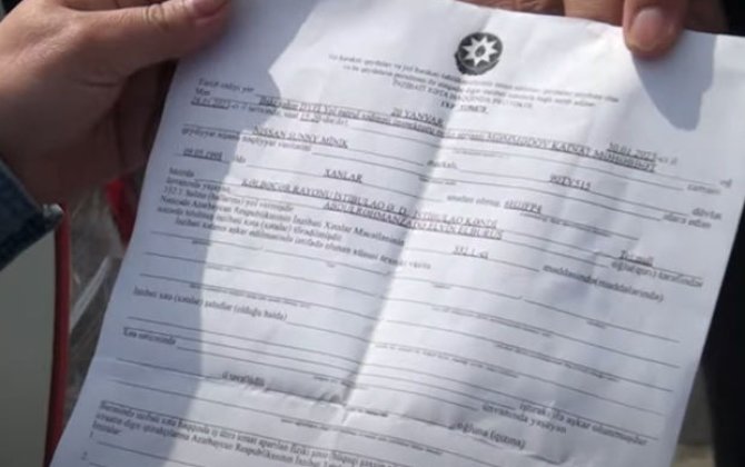 DYP-dən vətəndaşa “sürpriz” cərimə - VİDEO