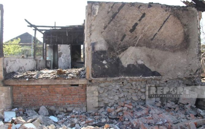 Cəlilabadda ilaxır çərşənbədə evi yanan iki ailə yeni mənzildə yaşayacaq