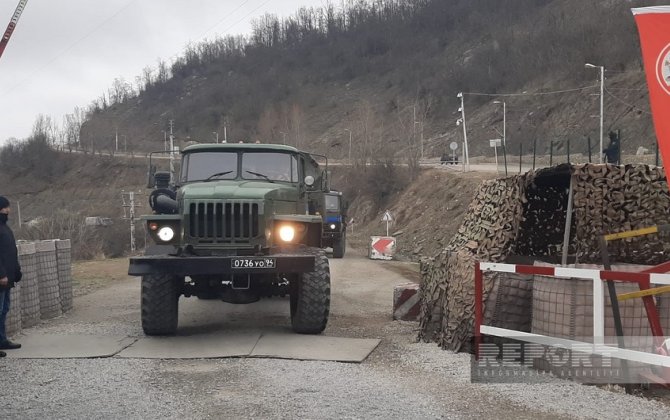 Xankəndi-Laçın yolunda sülhməramlıların avtomobili maneəsiz keçib