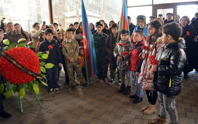 Milli Qəhrəman Şükür Həmidovun anım mərasimi keçirildi - FOTOLAR