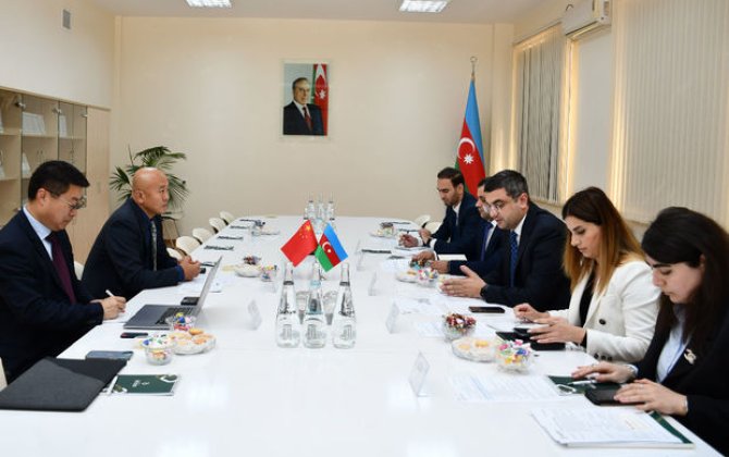 Çin şirkətlərinin nümayəndələri Sumqayıt Kimya Sənaye Parkında olublar - FOTO