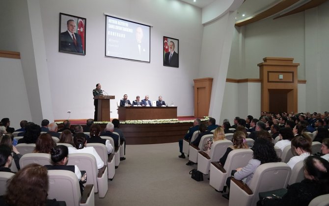 “Heydər Əliyev İli” münasibətilə növbəti konfrans Zaqatalada təşkil edilib - FOTOLAR