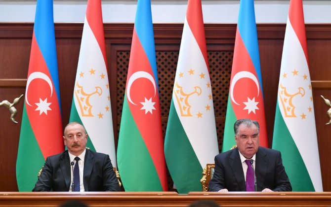 Azərbaycan və Tacikistan prezidentləri mətbuata bəyanatlarla çıxış ediblər - YENİLƏNİB