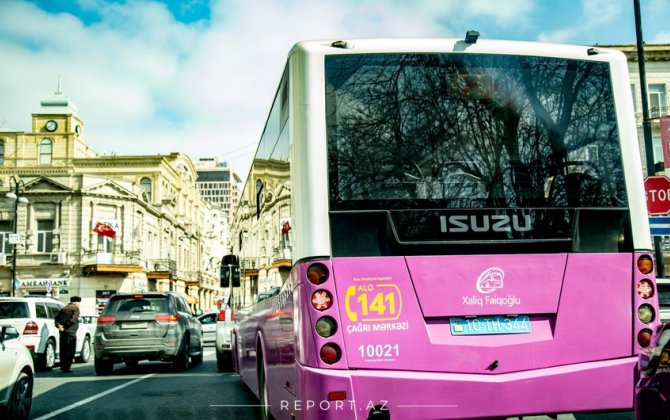 Bakıda 11 marşrut xətti üzrə avtobusların hərəkəti dəyişdirilir