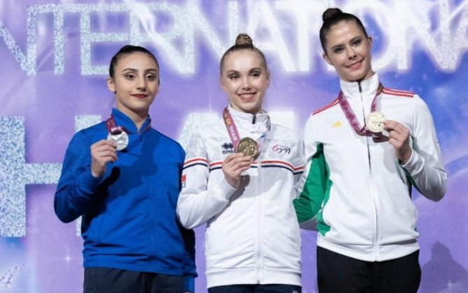 Gimnastımız Fransada ikinci oldu