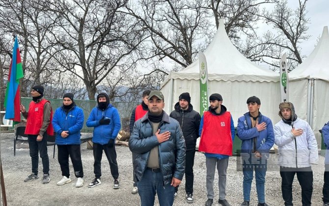 Xankəndi-Laçın yolu: Ekofəalların aksiyası 119 gündür yüksək fəallıqla davam edir