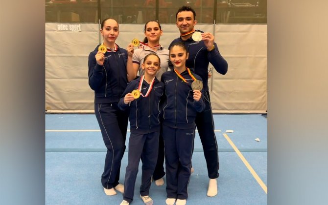 Azərbaycan gimnastları Dünya Kubokunda gümüş medal qazanıblar