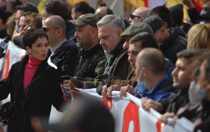 Gürcüstan müxalifəti yenidən parlament binası qarşısında mitinq keçirəcək