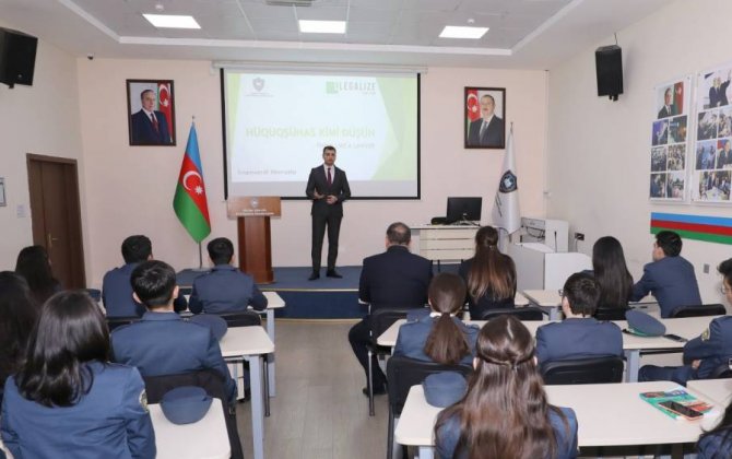 Gömrük Akademiyasında hüquqşünaslıq ixtisasının tələbələri üçün təlim keçirilib - FOTO