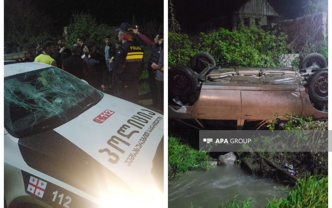 Gürcüstanda polislə azərbaycanlılar arasında insidentlə əlaqədar 3 nəfər saxlanılıb - FOTO