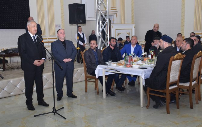 Vahid Əhmədov Qubada növbəti qəbul keçirib, iftar süfrəsi açıb - FOTOLAR