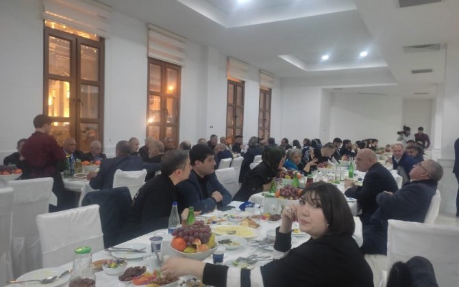 Şəhid ailələri və qazilər üçün iftar süfrəsi təşkil edilib