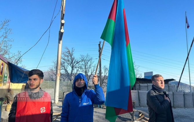 Xankəndi-Laçın yolu: Ekofəalların aksiyası 126 gündür yüksək fəallıqla davam edir
