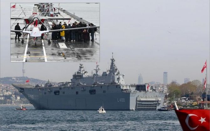 Türkiyənin fəxri olan dünyanın ilk hərbi PUA gəmisi “TCG Anadolu”