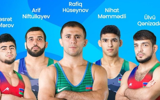 Avropa çempionatı: Azərbaycanın üç yunan-Roma güləşçisi yarımfinala yüksəlib