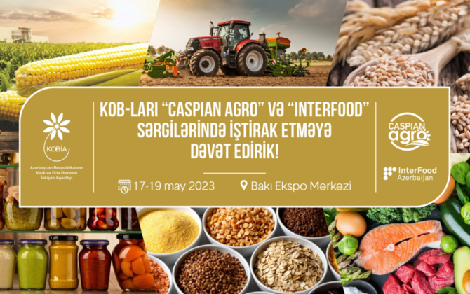 Bakıda keçiriləcək sərgilərdə KOB-ların məhsullarının tanıdılması üçün stend qurulacaq