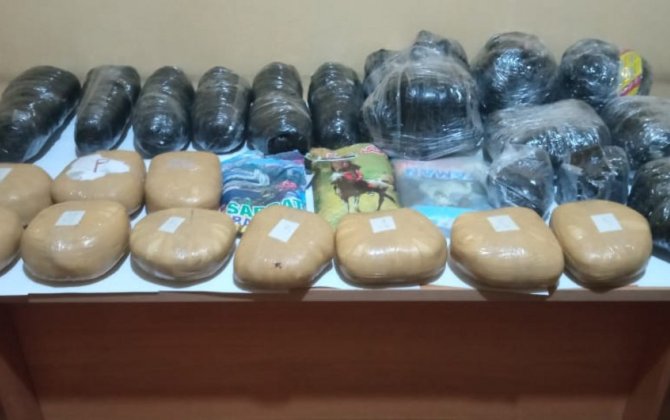 DSX: 87 kq narkotikin Azərbaycana keçirilməsinin qarşısı alınıb - FOTO/VİDEO