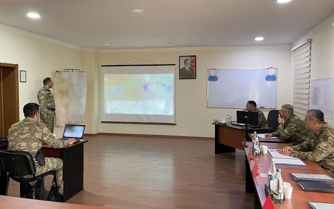 Azərbaycan Ordusunda komanda-qərargah təlimləri keçirildi - FOTO