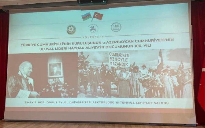 ADU və Doqquz Eylül Universiteti Ulu Öndərin 100 illiyinə həsr edilmiş konfrans təşkil edib - FOTO